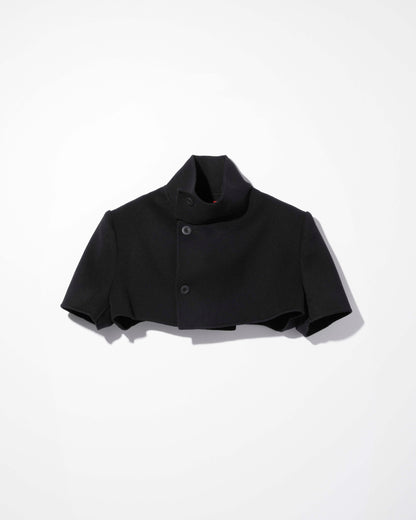 wool cashmere short coat / M269CP01 - black
