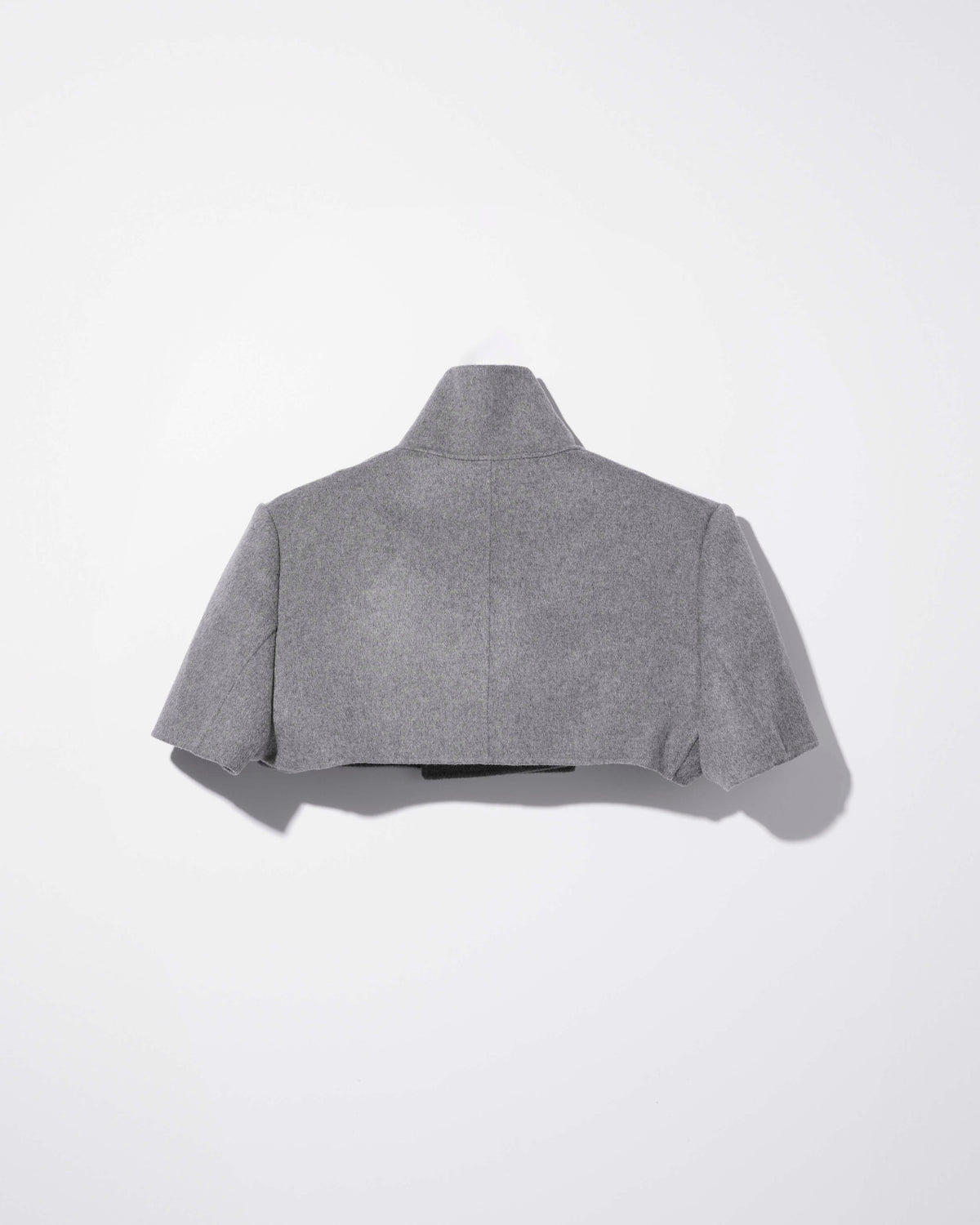 wool cashmere short coat / M269CP01 - gray