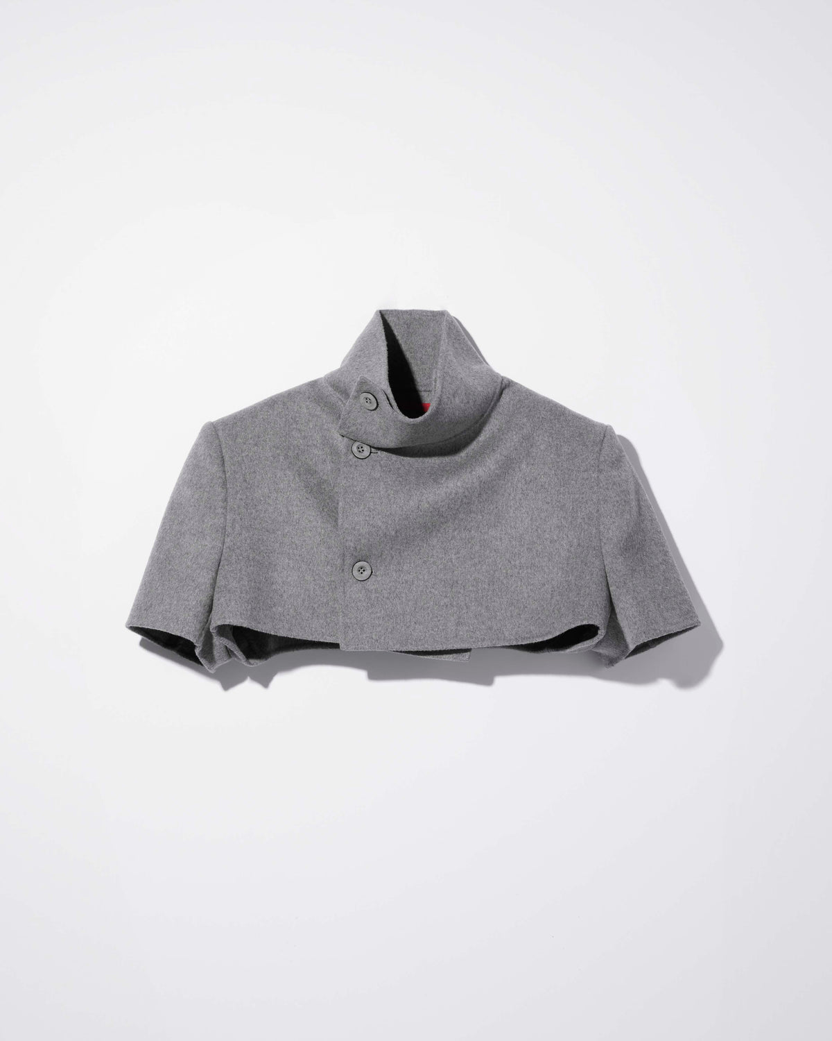wool cashmere short coat / M269CP01 - gray