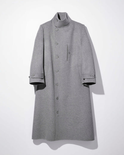 wool cashmere river coat / M269CT01 - gray