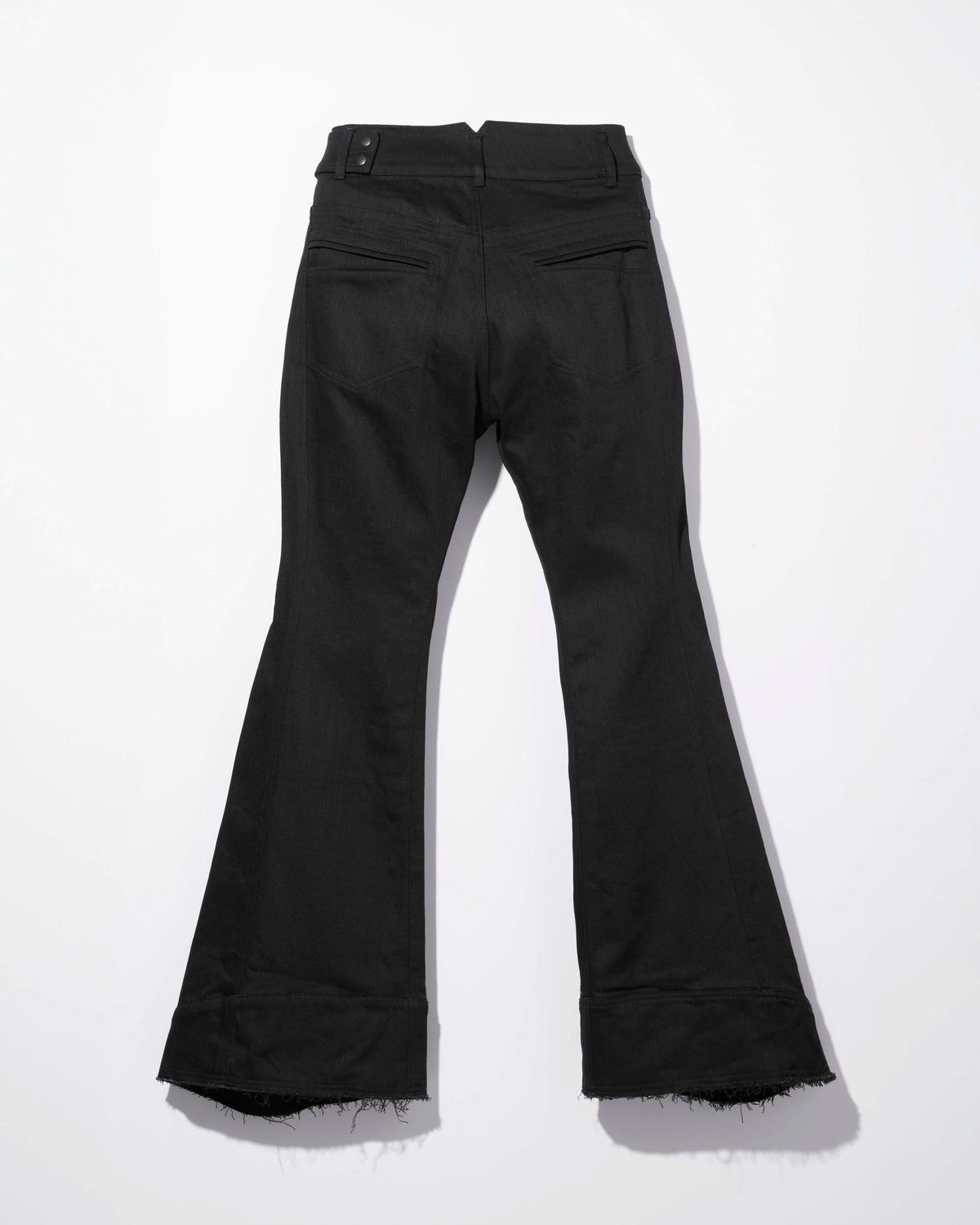flare denim pants / M269PT04 -black