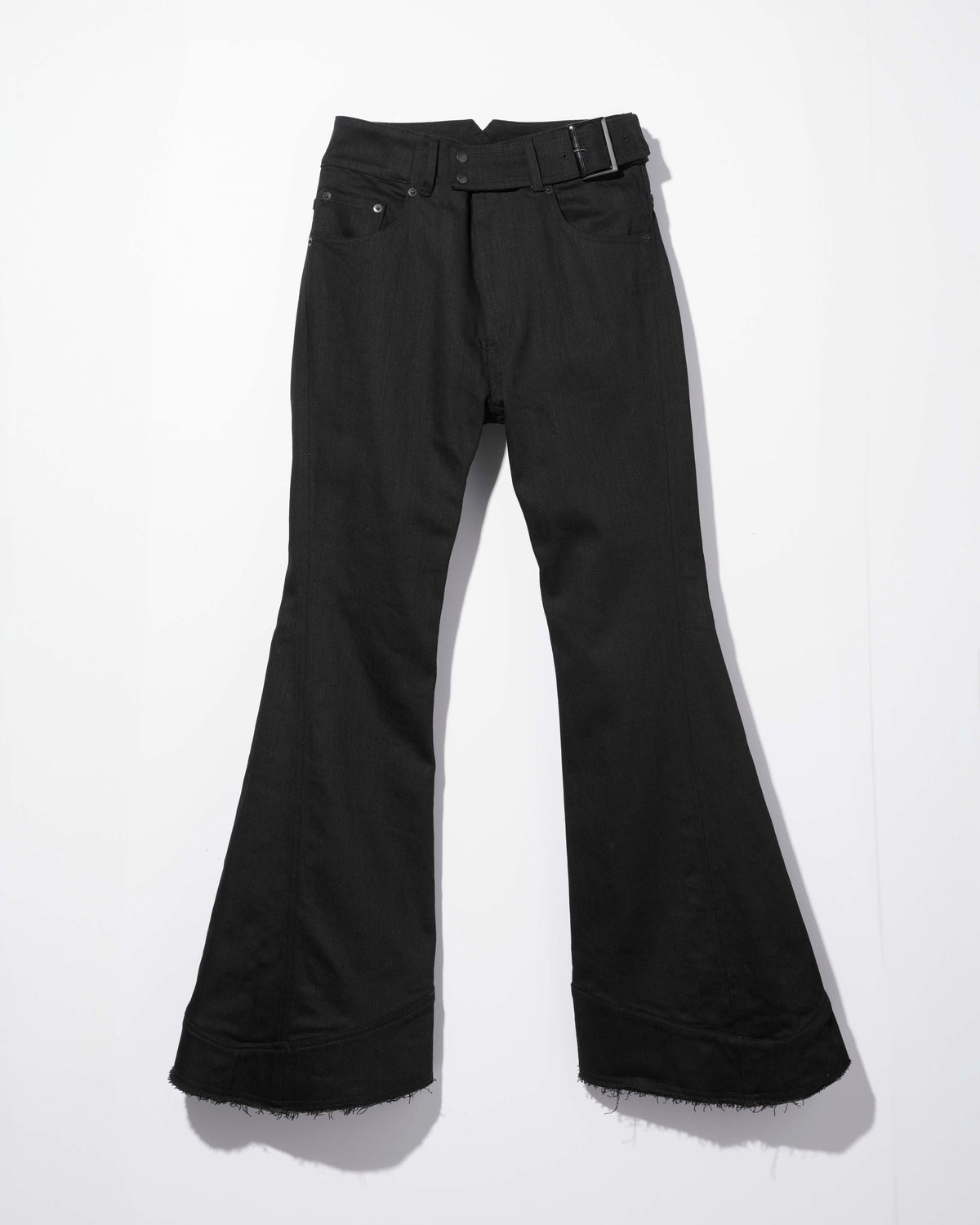 flare denim pants / M269PT04 -black