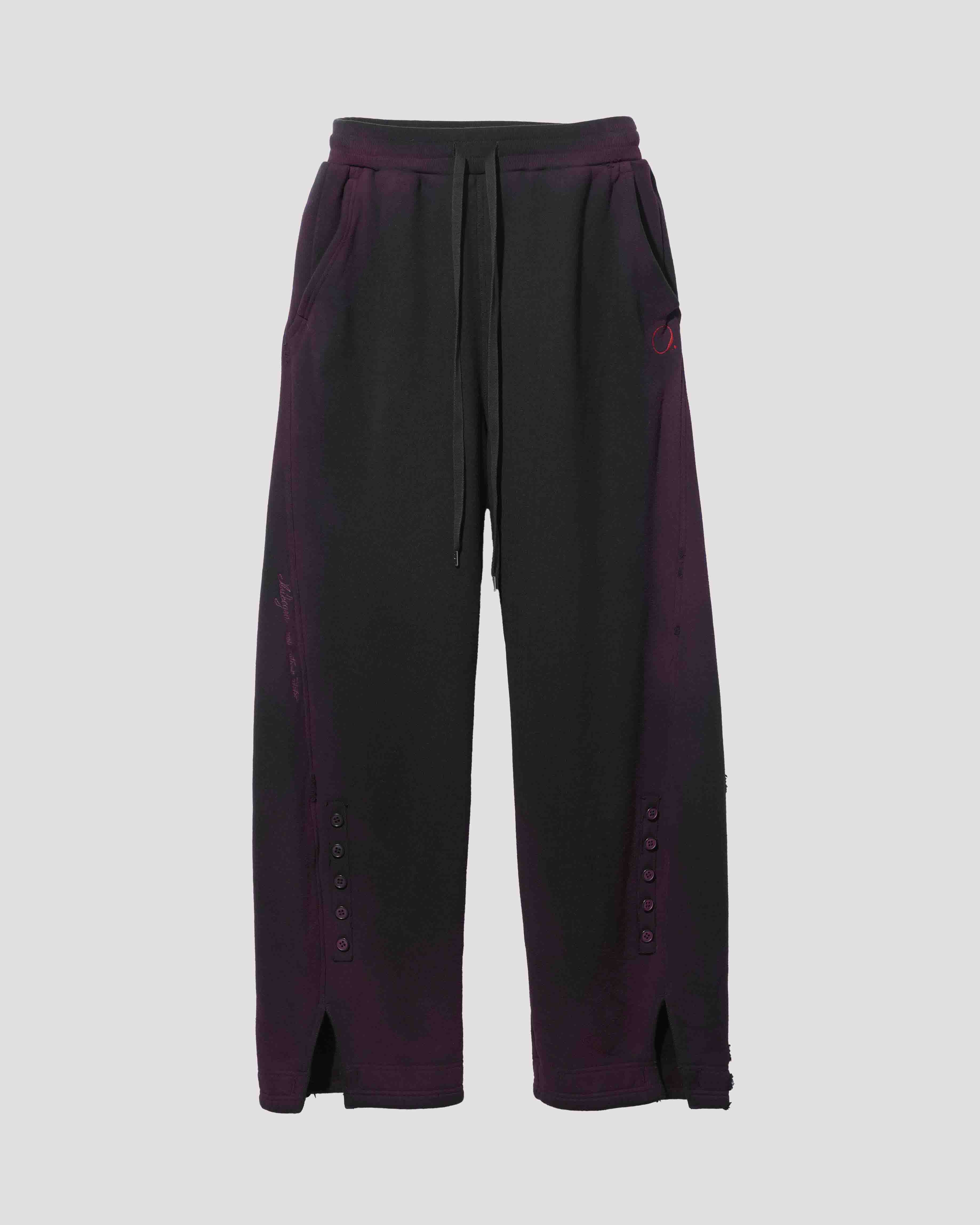shadow spray jogger pants / M269PT06 - black