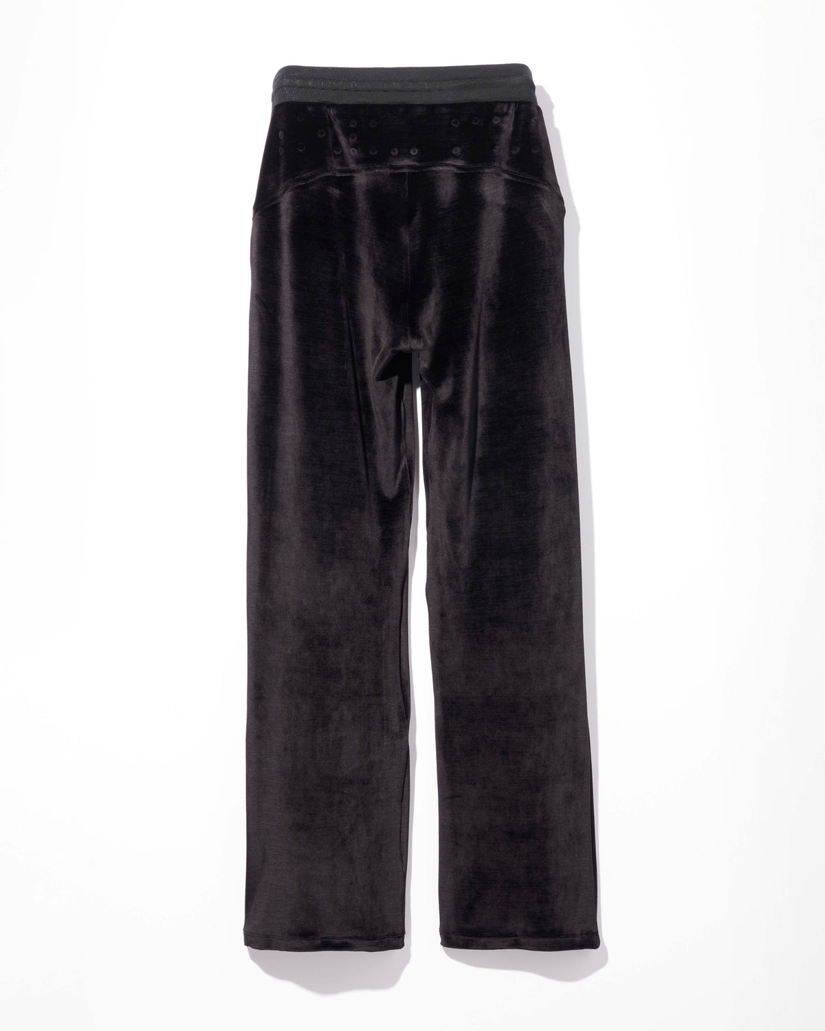 soft velour pants / M269PT09 - jet black