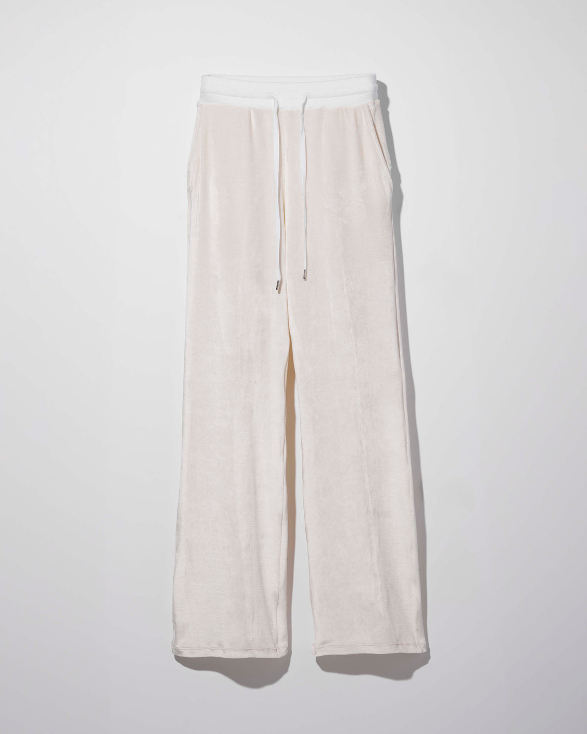 soft velour pants / M269PT09 - moon white