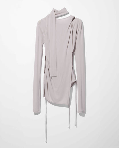 skin wrap core top / M269TS06 - gray