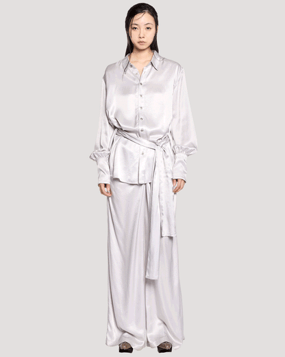 blousing shirt / M259SH01 - ecru - mukcyen online