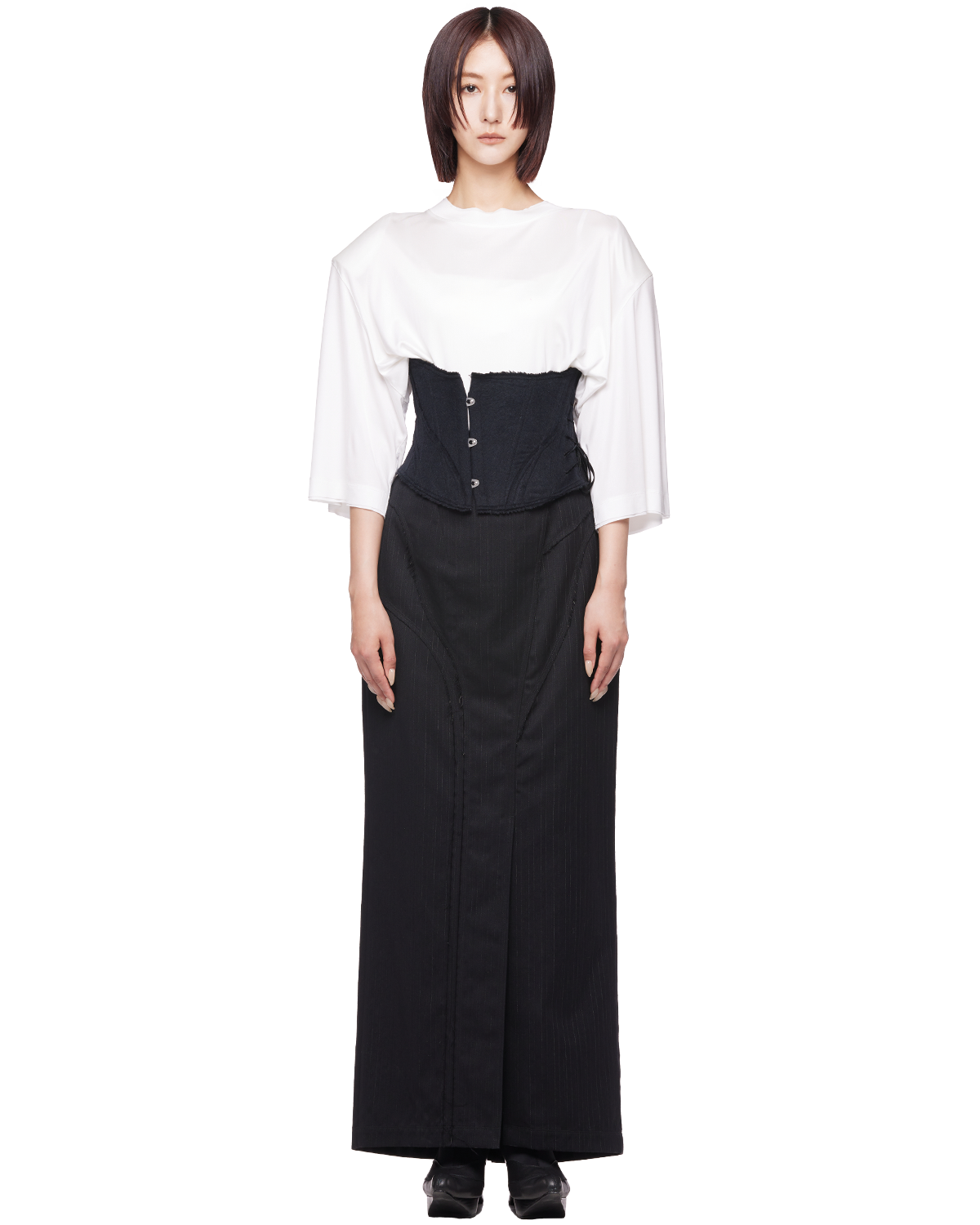 skin padded tee / M269TS07 - white