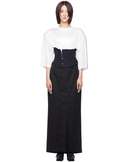 skin padded tee / M269TS07 - white