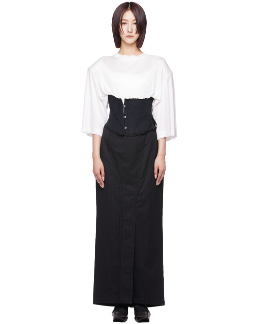 skin padded tee / M269TS07 - white
