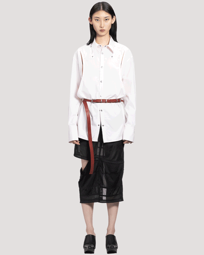 protocol spine shirt L / M266SH03 - pink