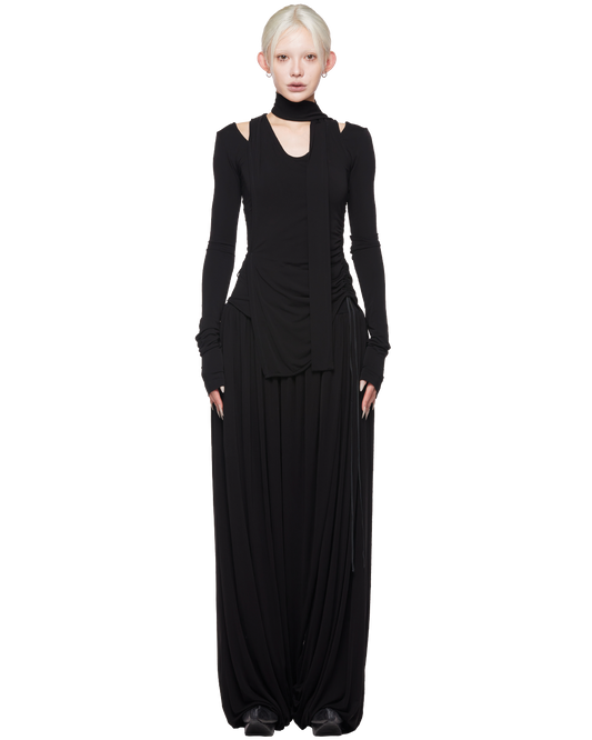 skin wrap core top / M269TS06 - black