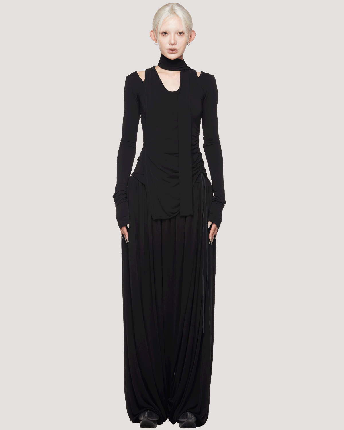 skin wrap core top / M269TS06 - black