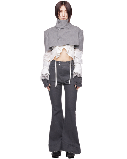 yak rib arm cover / M269AC02 - gray