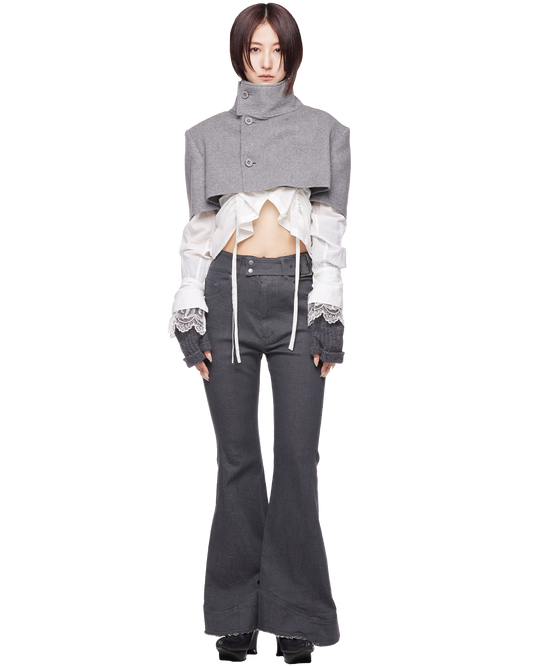yak rib arm cover / M269AC02 - gray