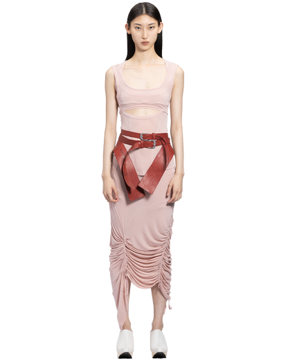 layered contour bra / M266TS61 - pink