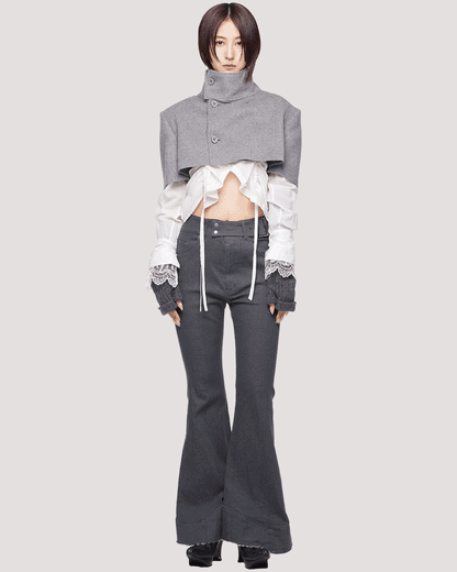 yak rib arm cover / M269AC02 - gray