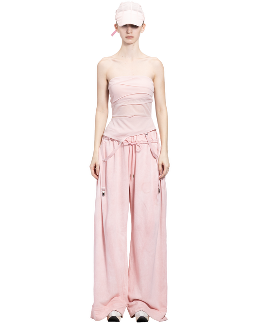 harness bustier / M266TS02 - pink