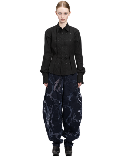 protocol spine shirt / M266SH02 - black
