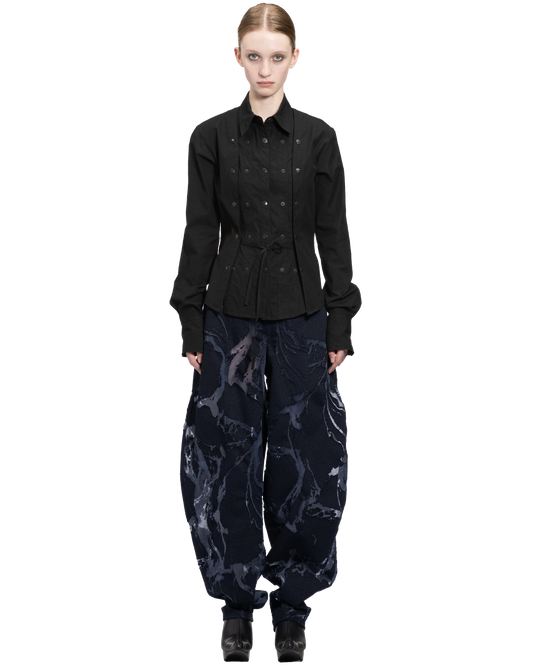 protocol spine shirt / M266SH02 - black