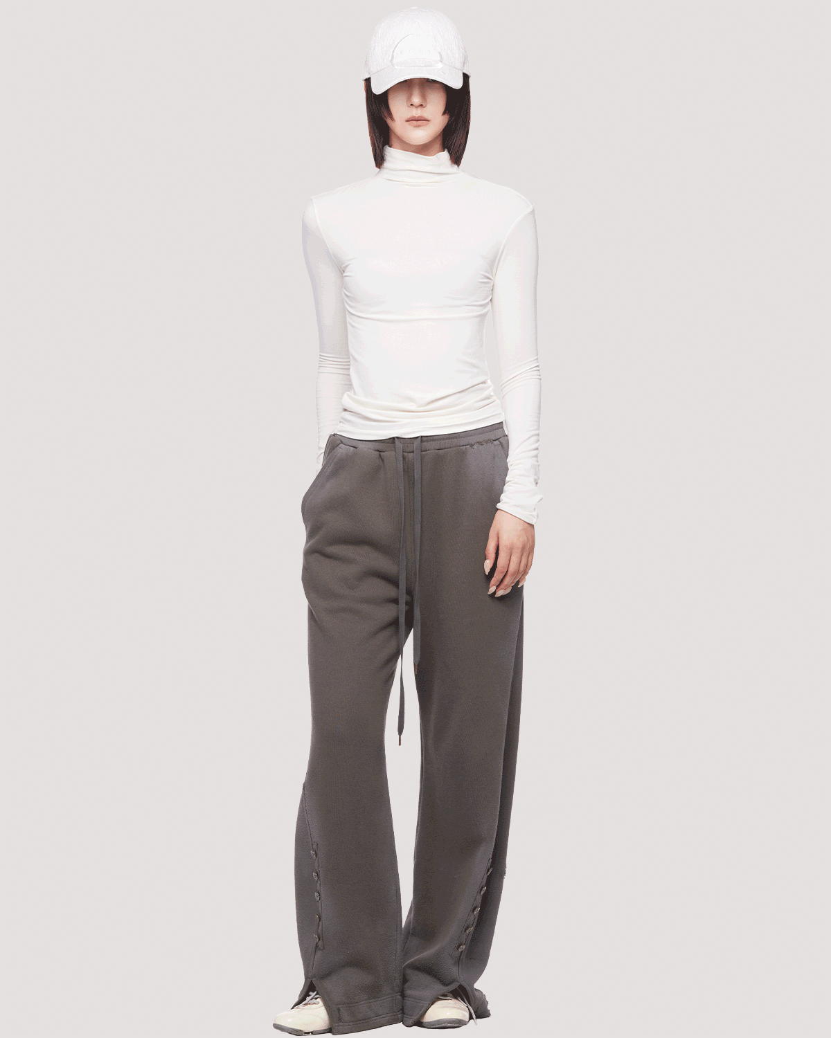 derm-e high-neck / M269TS91 - white