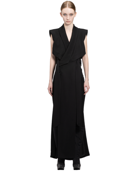 quicksand vest coat / M266CT01 - black