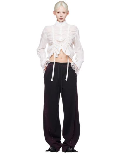 shadow spray jogger pants / M269PT06 - black