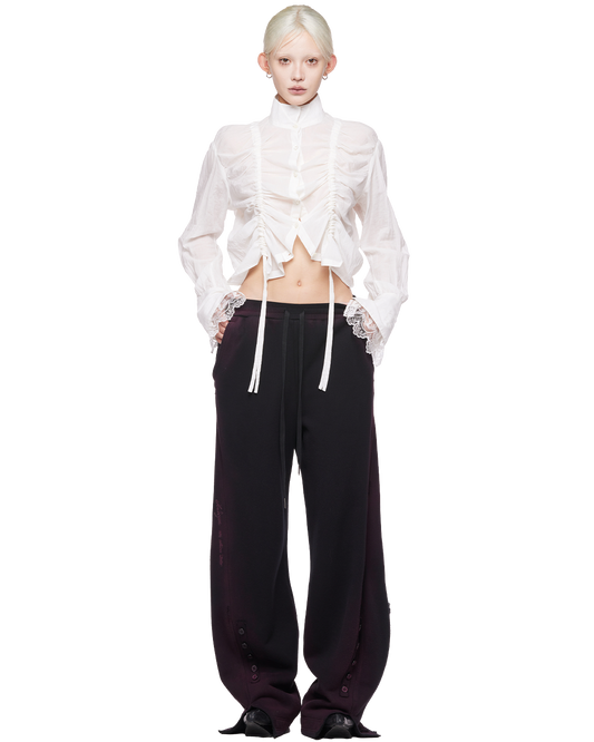 shadow spray jogger pants / M269PT06 - black