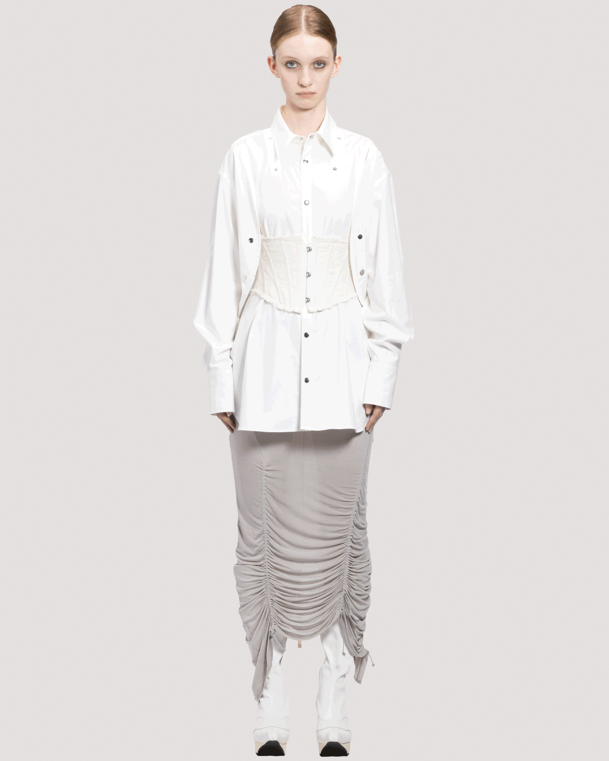 protocol spine shirt L / M266SH03 - white