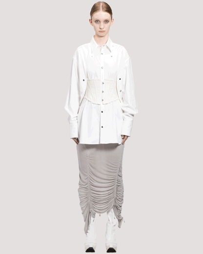 protocol spine shirt L / M266SH03 - white