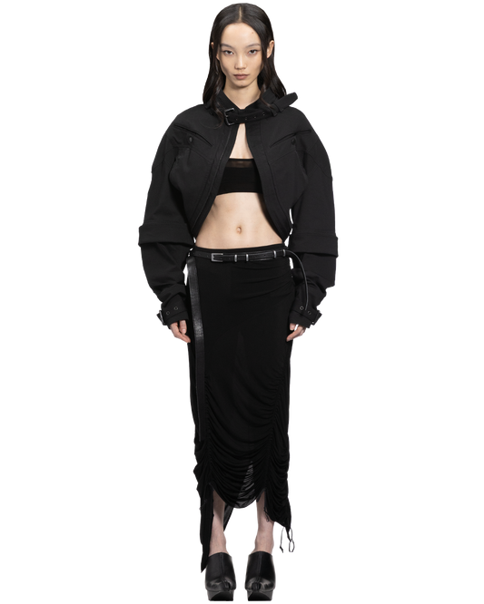 scapular harness jacket / M266BL01 - black