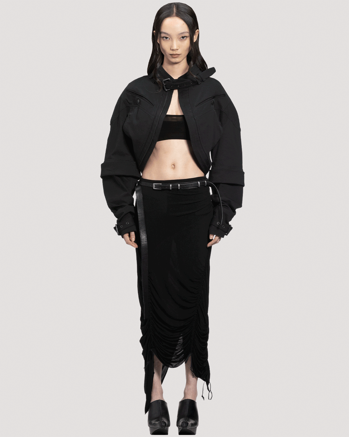 scapular harness jacket / M266BL01 - black