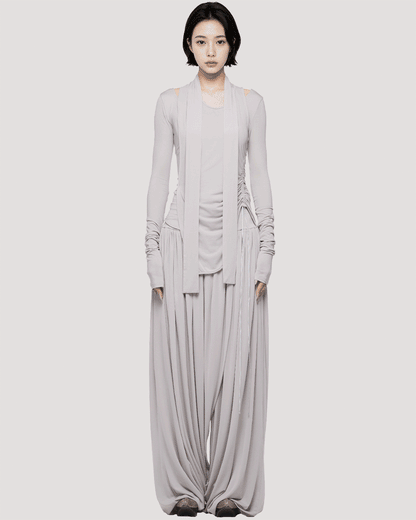 skin wrap core top / M269TS06 - gray