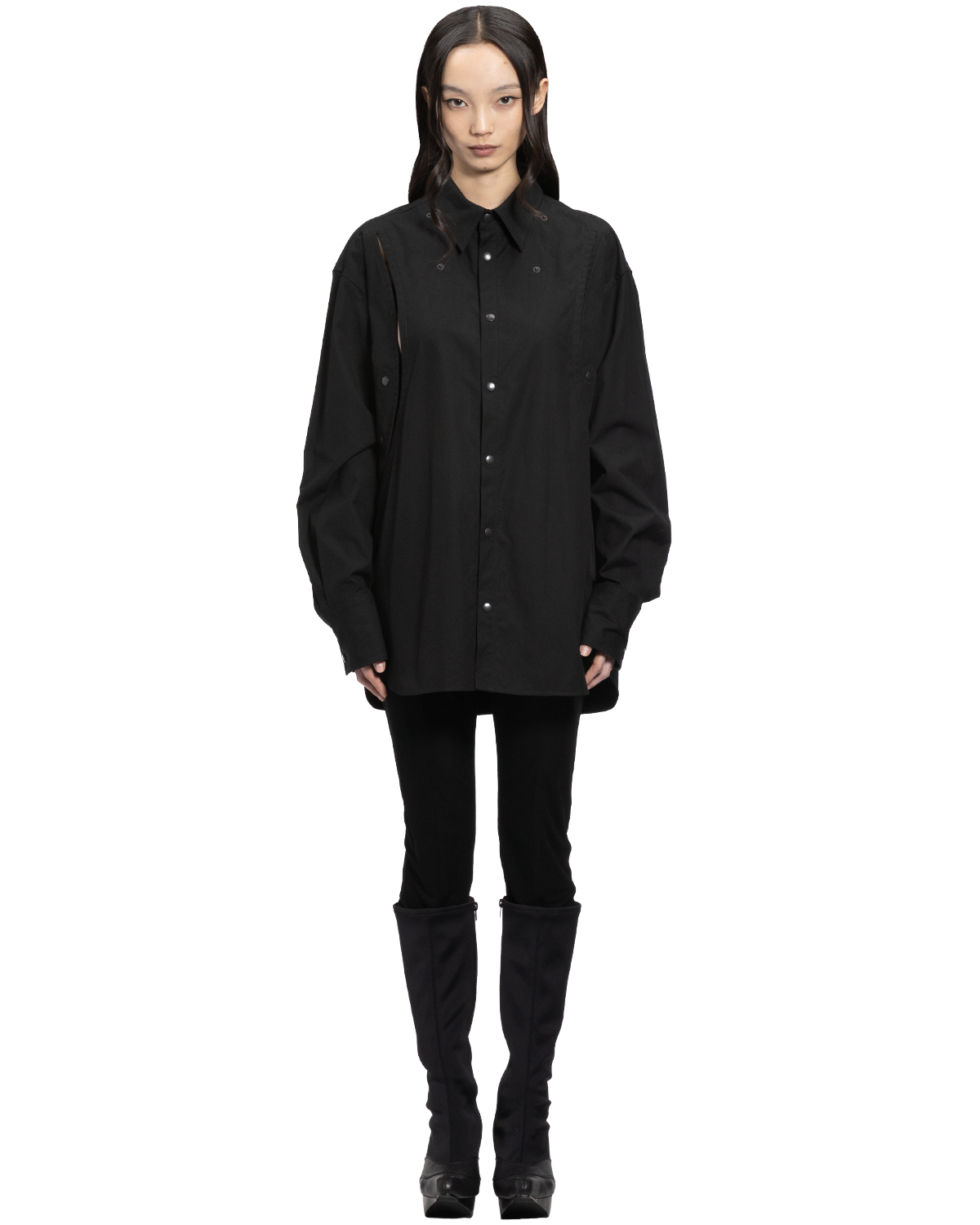 protocol spine shirt L / M266SH03 - black
