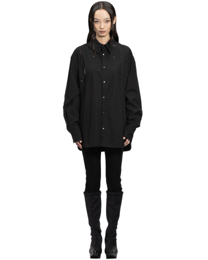 protocol spine shirt L / M266SH03 - black