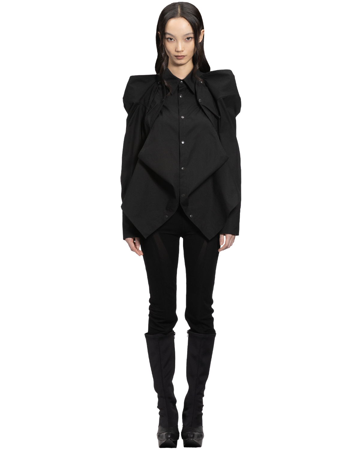 protocol spine shirt L / M266SH03 - black