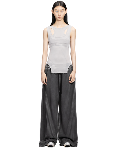 layered contour bra / M266TS61 -gray