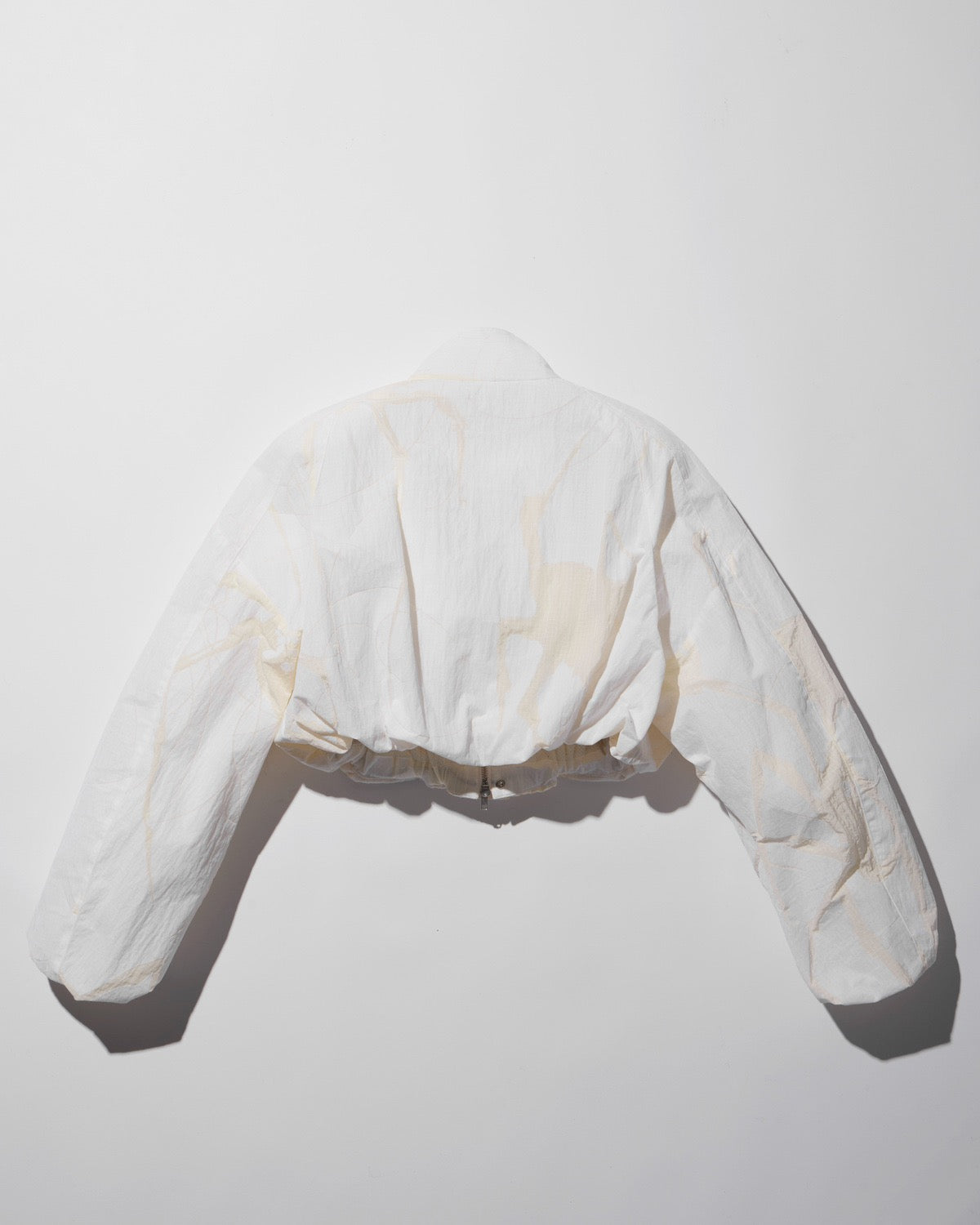 spider ﬂocky track jacket / M259BL02 - white - mukcyen online