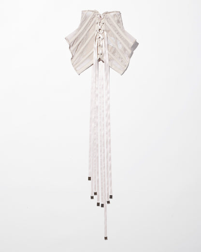 neck corset / M259CS05 - ecru - mukcyen online