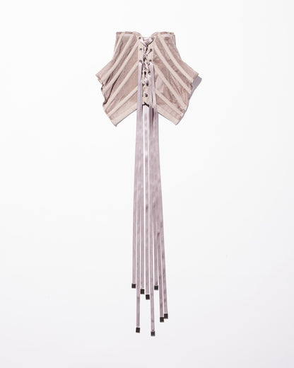 neck corset / M259CS05 - rose brown - mukcyen online