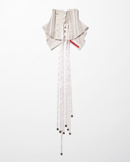 neck corset / M259CS05 - ecru - mukcyen online