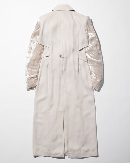 quicksand maxi coat / M259CT01 - ecru - mukcyen online