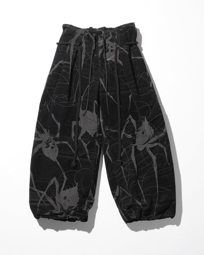 spider ﬂocky balloon pants / M259PT02 - black - mukcyen online
