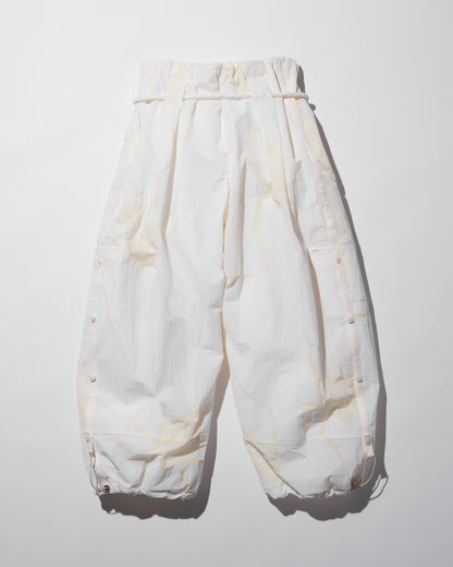 spider ﬂocky balloon pants / M259PT02 - white - mukcyen online