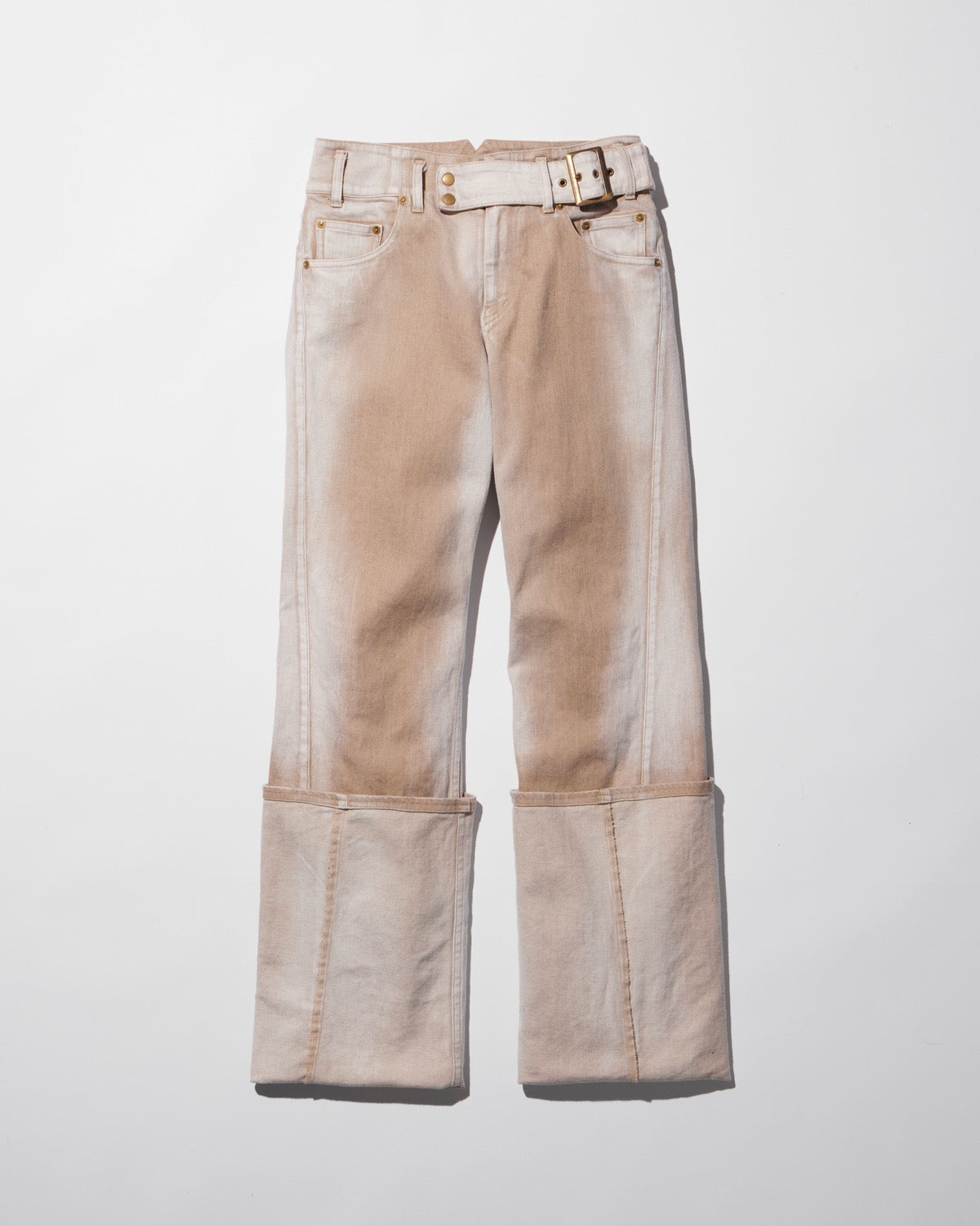 low-rise denim pants / M259PT03 - beige - mukcyen online