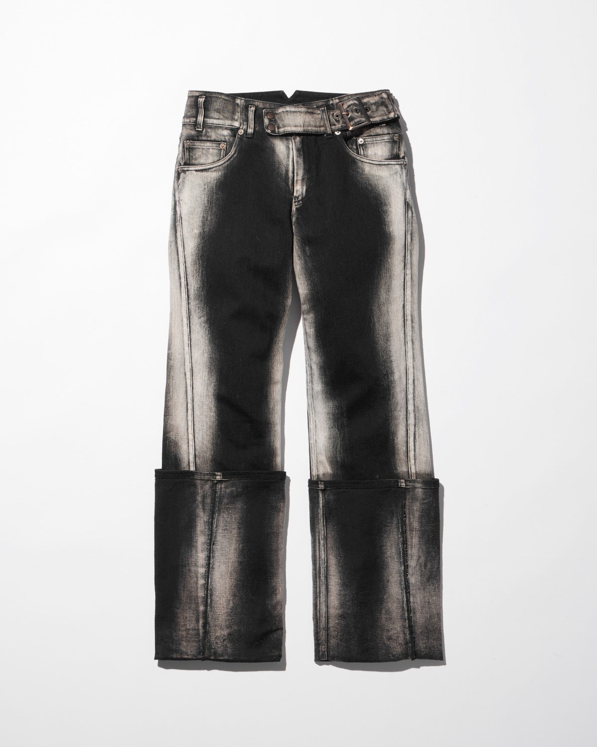 low-rise denim pants / M259PT03 - black - mukcyen online