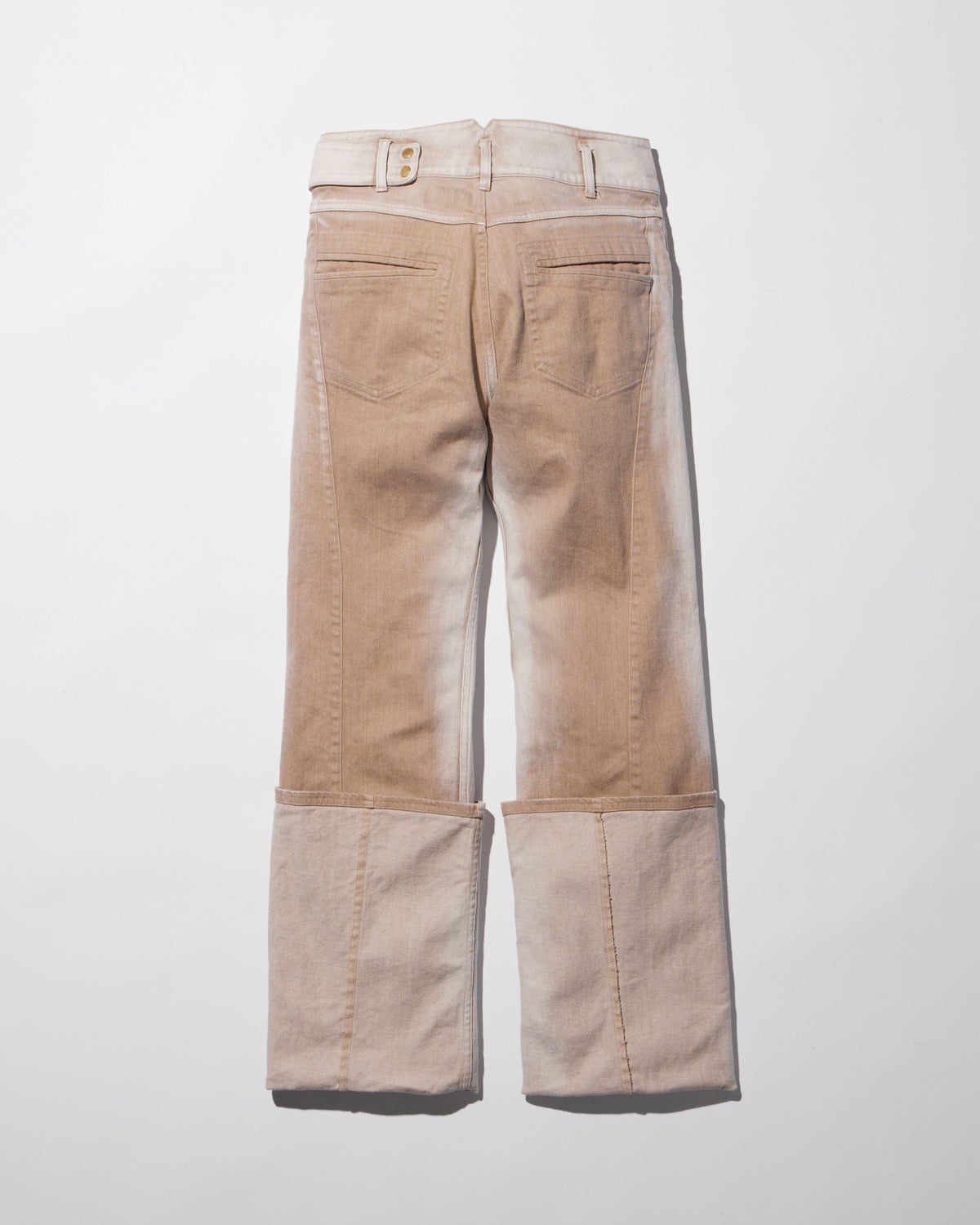 low-rise denim pants / M259PT03 - beige - mukcyen online