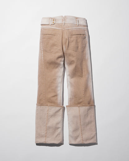 low-rise denim pants / M259PT03 - beige - mukcyen online