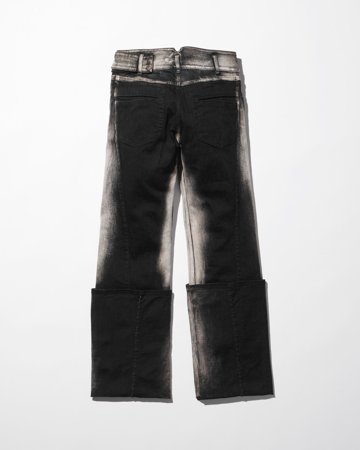 low-rise denim pants / M259PT03 - black - mukcyen online