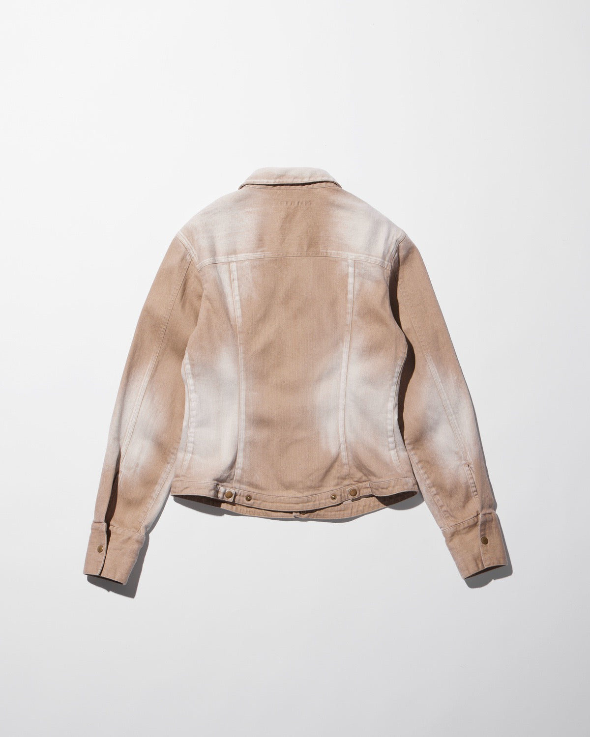 short zip denim shirt / M259SH02 - beige - mukcyen online